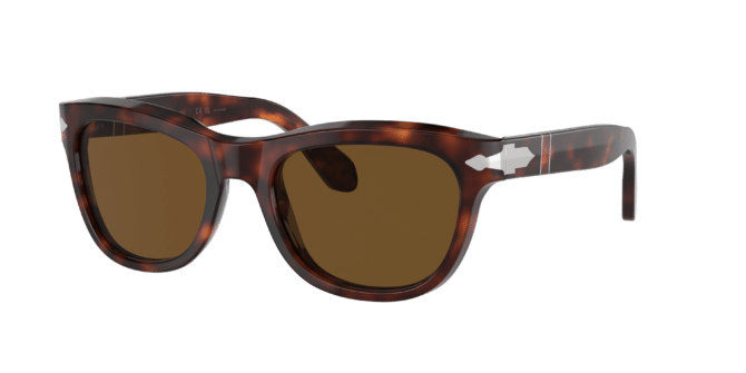 Persol Unisex Sunglass PO0086S -  Frame color: Havana, Lens color: Polarized Brown