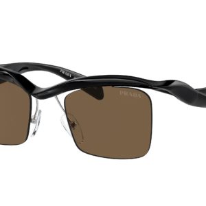 Prada Man Sunglass PR A15S -  Frame color: Black, Lens color: Dark Brown