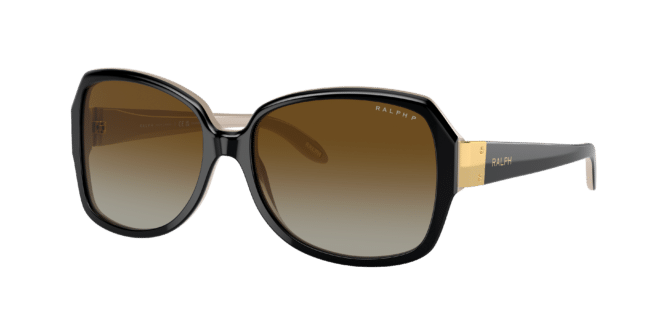 Ralph Woman Sunglass RA5138 -  Frame color: Shiny Black On Nude, Lens color: Polar Gradient Brown