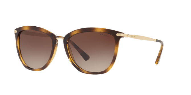 Ralph Woman Sunglass RA5245 -  Frame color: Shiny Dark Havana, Lens color: Gradient Brown