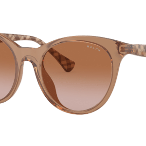 Ralph Woman Sunglass RA5294U -  Frame color: Shiny Transparent Caramel, Lens color: Gradient Brown