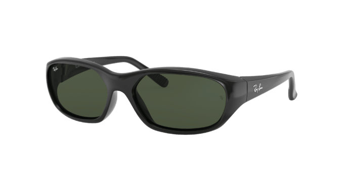 Ray-Ban Unisex Sunglass RB2016 Daddy-O -  Frame color: Black, Lens color: G-15 Green