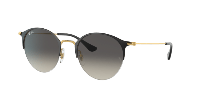 Ray-Ban Woman Sunglass RB3578 -  Frame color: Black On Gold, Lens color: Grey Gradient