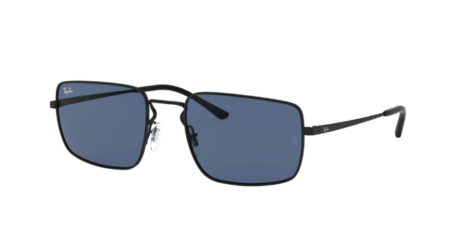 Ray-Ban Unisex Sunglass RB3669 -  Frame color: Black, Lens color: Dark Blue