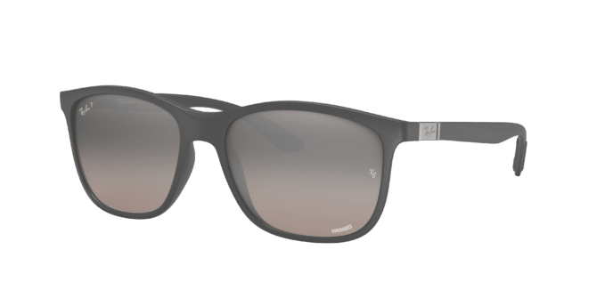 Ray-Ban Unisex Sunglass RB4330CH Chromance -  Frame color: Grey, Lens color: Silver