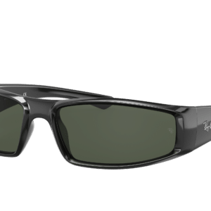 Ray-Ban Unisex Sunglass RB4335 -  Frame color: Black, Lens color: G-15 Green