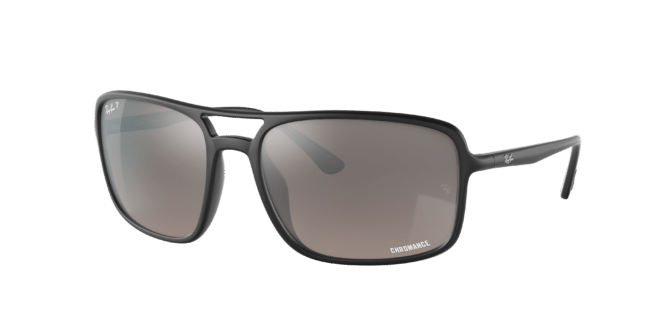 Ray-Ban Unisex Sunglass RB4375 Chromance -  Frame color: Black, Lens color: Grey