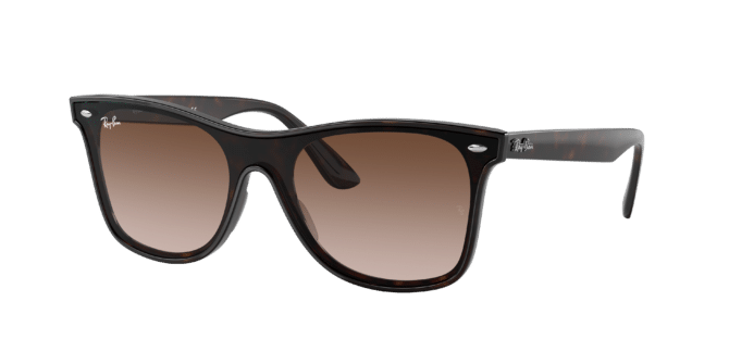 Ray-Ban Unisex Sunglass RB4440N Blaze Wayfarer -  Frame color: Light Havana, Lens color: Brown Gradient