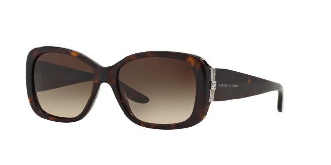 Ralph Lauren Woman Sunglass RL8127B -  Frame color: Shiny Dark Havana, Lens color: Gradient Brown