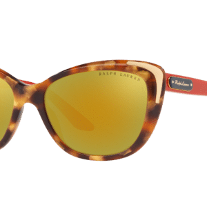 Ralph Lauren Woman Sunglass RL8171 -  Frame color: Gold Havana, Lens color: Brown Orange 24K Iridium