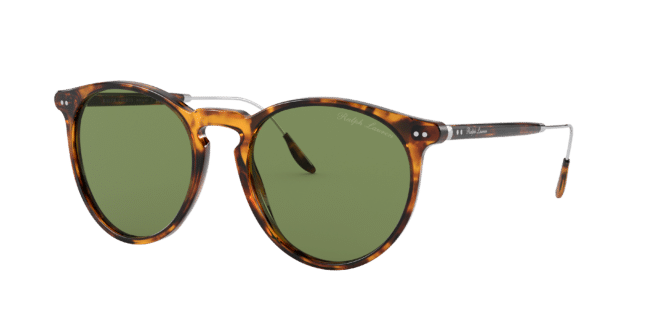 Ralph Lauren Man Sunglass RL8181P -  Frame color: Shiny Antique Havana, Lens color: Green