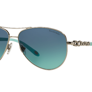 Tiffany & Co. Woman Sunglass TF3049B -  Frame color: Silver, Lens color: Tiffany Blue Gradient