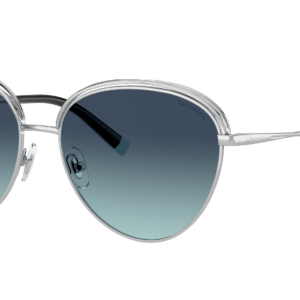 Tiffany & Co. Woman Sunglass TF3075 -  Frame color: Silver, Lens color: Tiffany Blue Gradient