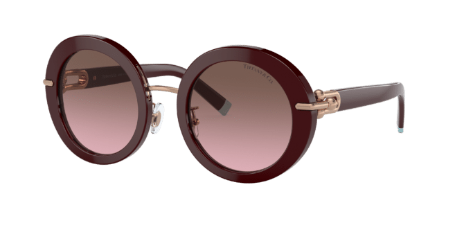 Tiffany & Co. Woman Sunglass TF4201 -  Frame color: Solid Burgundy, Lens color: Violet Gradient Brown