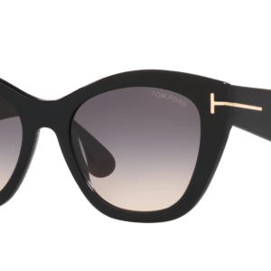 Tom Ford Woman Sunglass FT0940 -  Frame color: Black Shiny, Lens color: Grey Gradient