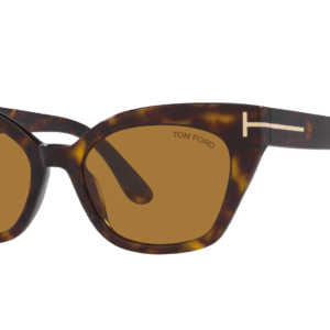 Tom Ford Woman Sunglass Juliette -  Frame color: Tortoise Black, Lens color: Brown