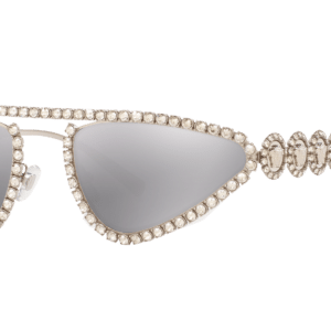 Versace Woman Sunglass VE2218B -  Frame color: Silver, Lens color: Light Grey Mirror Silver 80