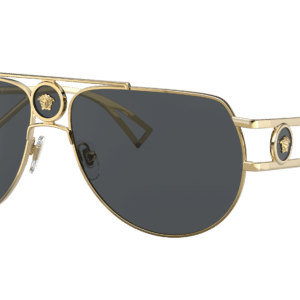 Versace Man Sunglass VE2225 -  Frame color: Gold, Lens color: Grey