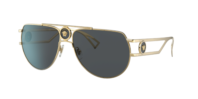 Versace Man Sunglass VE2225 -  Frame color: Gold, Lens color: Grey