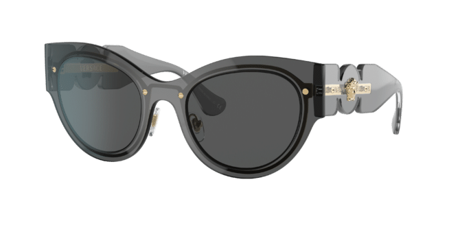 Versace Woman Sunglass VE2234 -  Frame color: Transparent Dark Grey, Lens color: Dark Grey