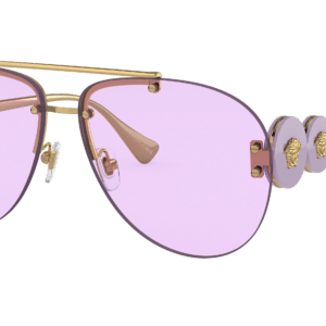 Versace Woman Sunglass VE2250 -  Frame color: Gold, Lens color: Light Violet