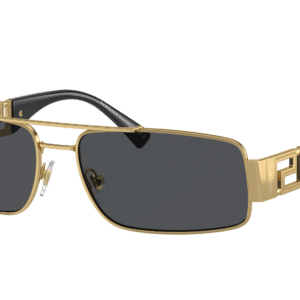 Versace Man Sunglass VE2257 -  Frame color: Gold, Lens color: Dark Grey