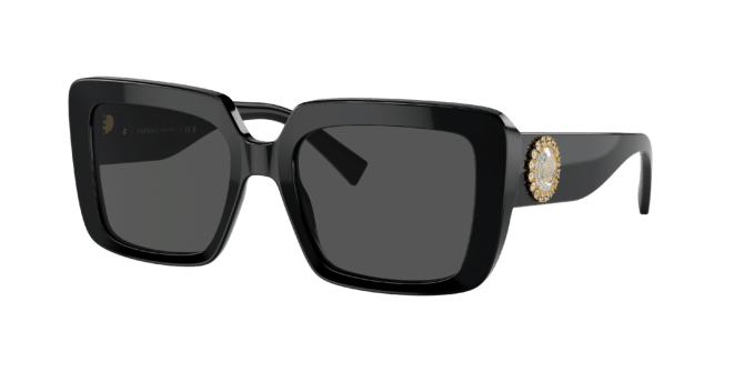 Versace Woman Sunglass VE4384B -  Frame color: Black, Lens color: Dark Grey