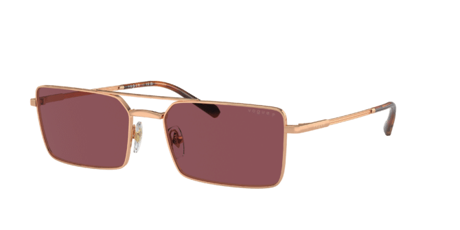 Vogue Eyewear Man Sunglass VO4309S -  Frame color: Rose Gold, Lens color: Purple Polarized