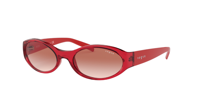 Vogue Eyewear Woman Sunglass VO5315S -  Frame color: Transparent Red, Lens color: Pink Gradient