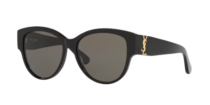 Saint Laurent Unisex Sunglass SL M3 -  Frame color: Black, Lens color: Grey