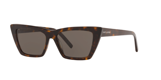 Saint Laurent Unisex Sunglass SL 276 -  Frame color: Tortoise, Lens color: Grey