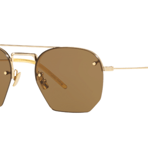 Saint Laurent Unisex Sunglass SL 422 -  Frame color: Gold Brown, Lens color: Brown